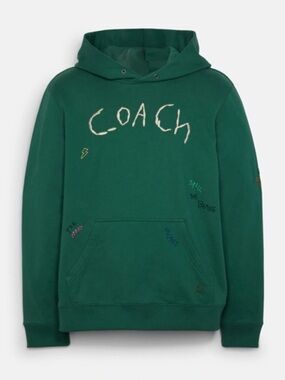 Coach Diary Script Hoodie size M